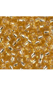 Miyuki rocailles Perlen 8/0 - Silverlined gold 8-3